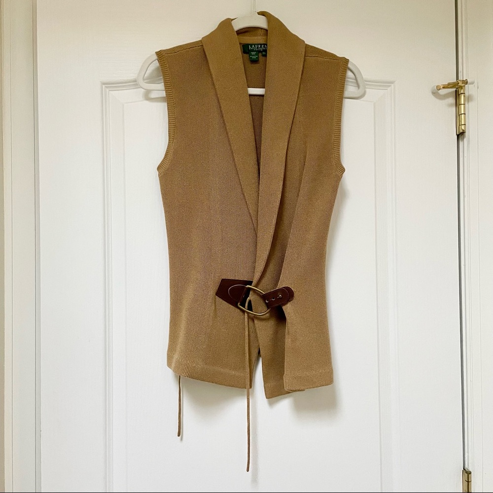 Ralph Lauren Camel Color Vest